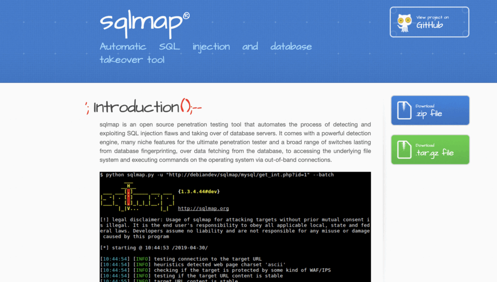 sqlmap